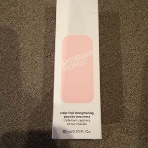 Saturday Skin Scalp + Hair Strengthening Peptide Treatment - Pink